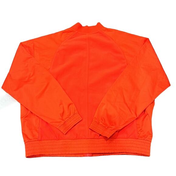 NWT ATHLETA Bright Red Zion Microfleece Full Zip Jacket Size Large - Picture 3 of 9